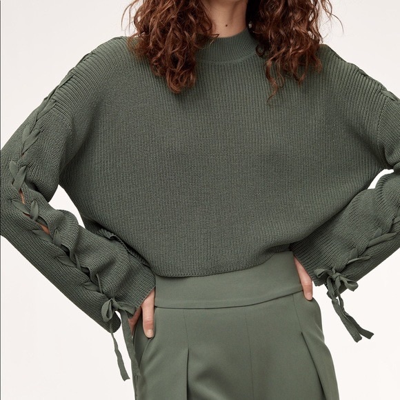 Aritzia WILFRED Salome Sweater Sz M - Picture 6 of 6